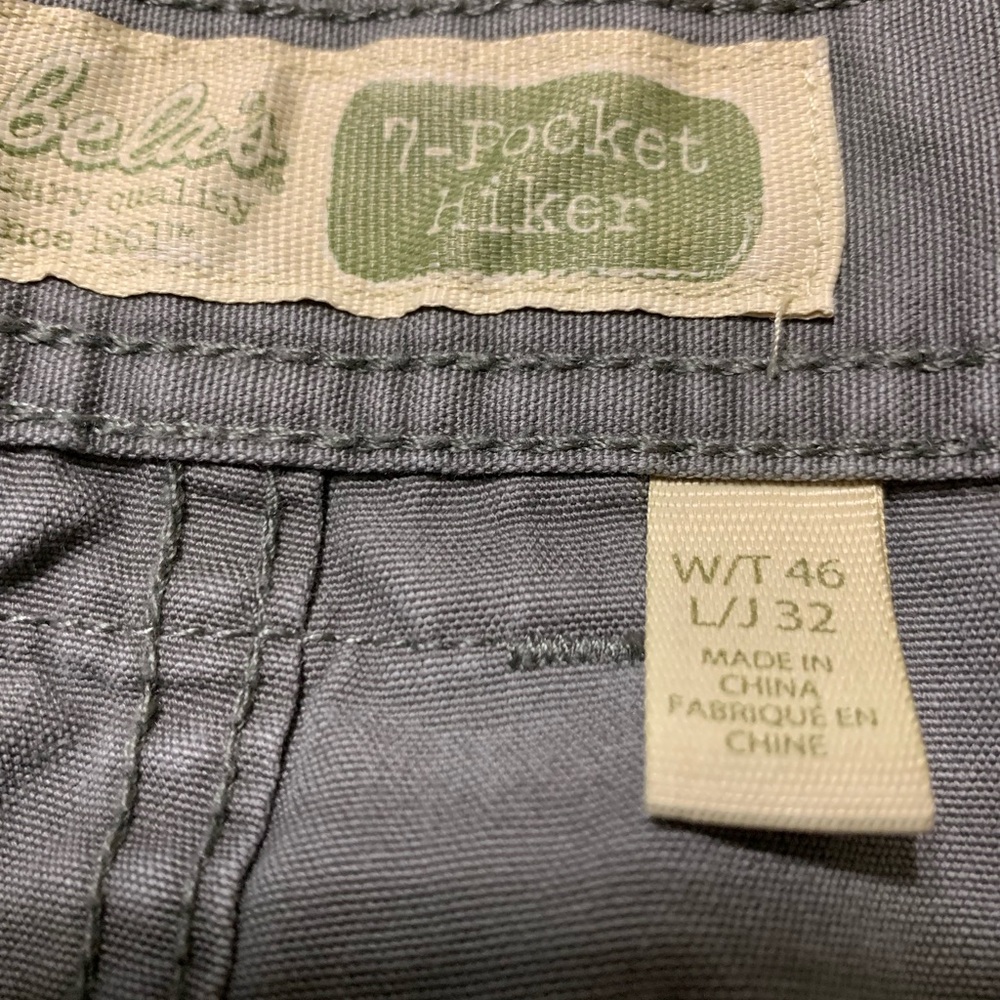 Cabelas Brand 7 Pocket Hiker Pants Gray